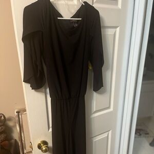 Ladies jumpsuit. Large.  Gorgeous black.